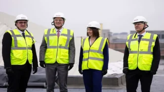 Secretario de Estado Peter Kyle y Canciller Rachel Reeves de visita en Sunderland