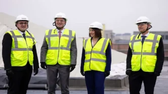 Secretario de Estado Peter Kyle y Canciller Rachel Reeves de visita en Sunderland