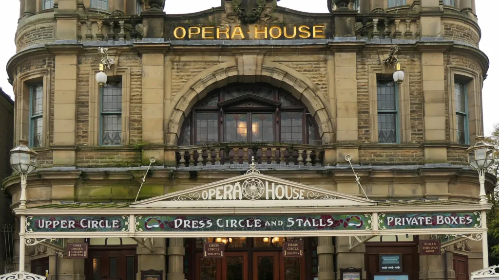 Edificio de la opera de Buxton, Derbyshire, Inglaterra