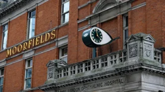 Reloj del Moorfields Eye Hospital en Londres