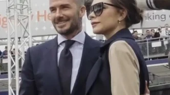 David Beckham y Victoria Beckham en 2019