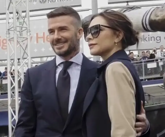 David Beckham y Victoria Beckham en 2019