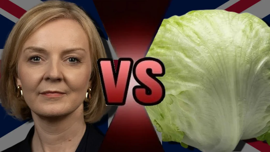 Liz Truss VS La lechuga del Daily Star