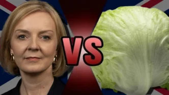 Liz Truss VS La lechuga del Daily Star