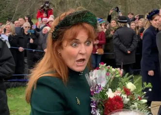 Sarah Ferguson, la duquesa de York, el día de Navidad en Sandringham