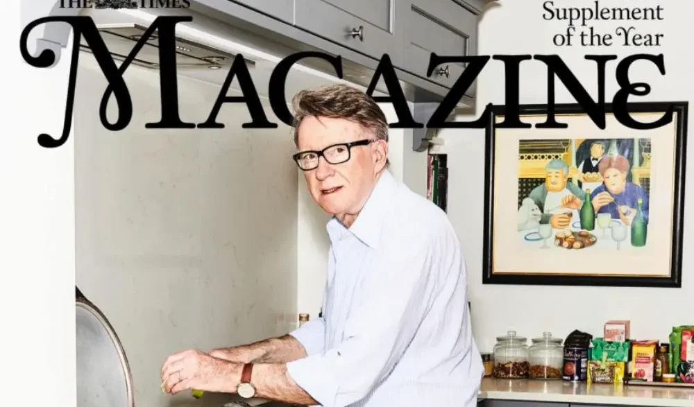 Peter Mandelson portada de The Times Magazine 0/02/2026