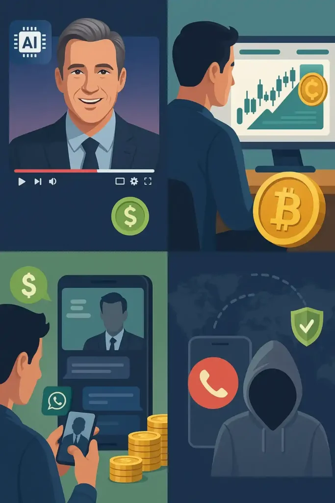 deepfake videos of celebrities for bitcoin scams