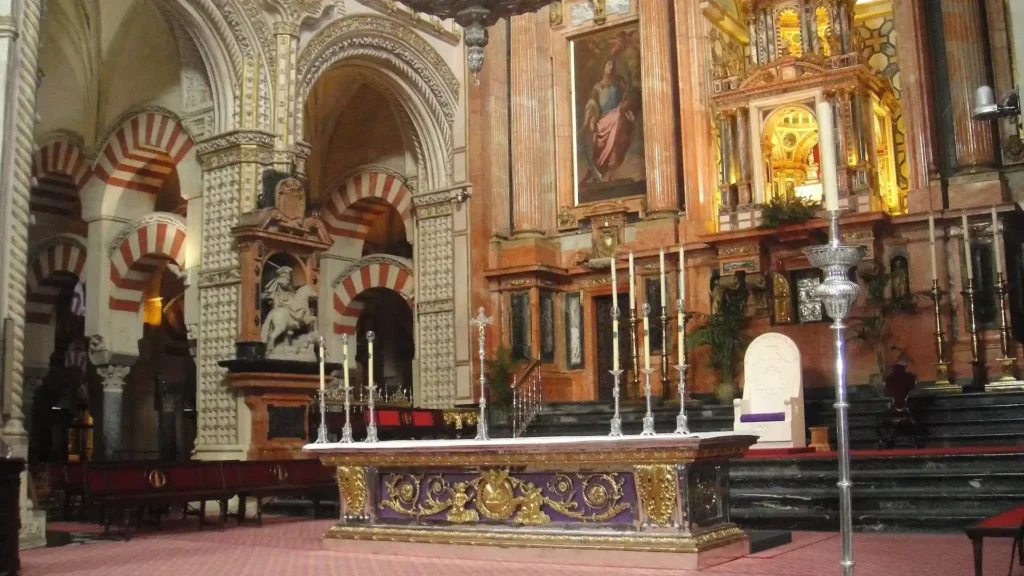 main altar and presbytery mosque of cordoba