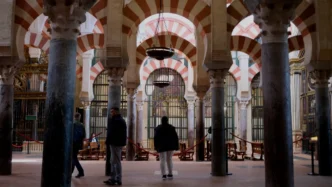 Interior of the mosque of Cordoba