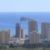 view of Benidorm Skyline and the island