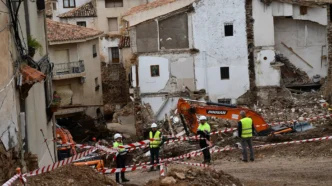 Houses destroyed in Letur (Albacete), Spain in Spanish floods 2024