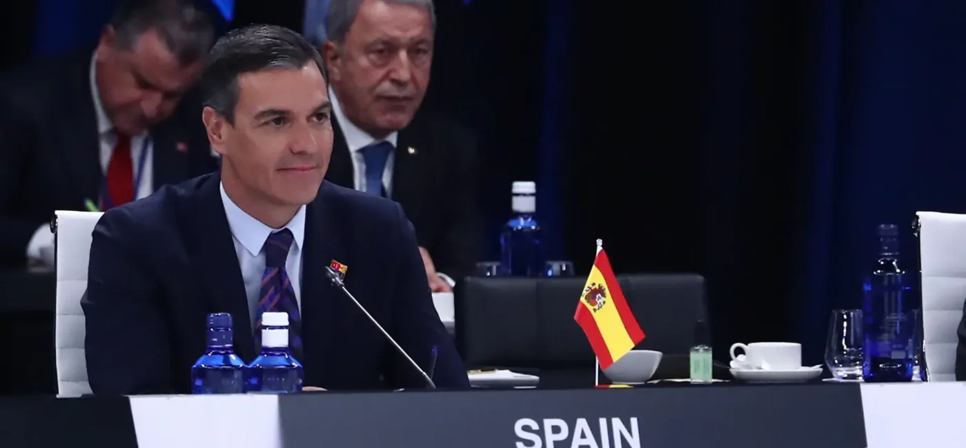 Pedro Sánchez participates in the NATO Summit (first day)