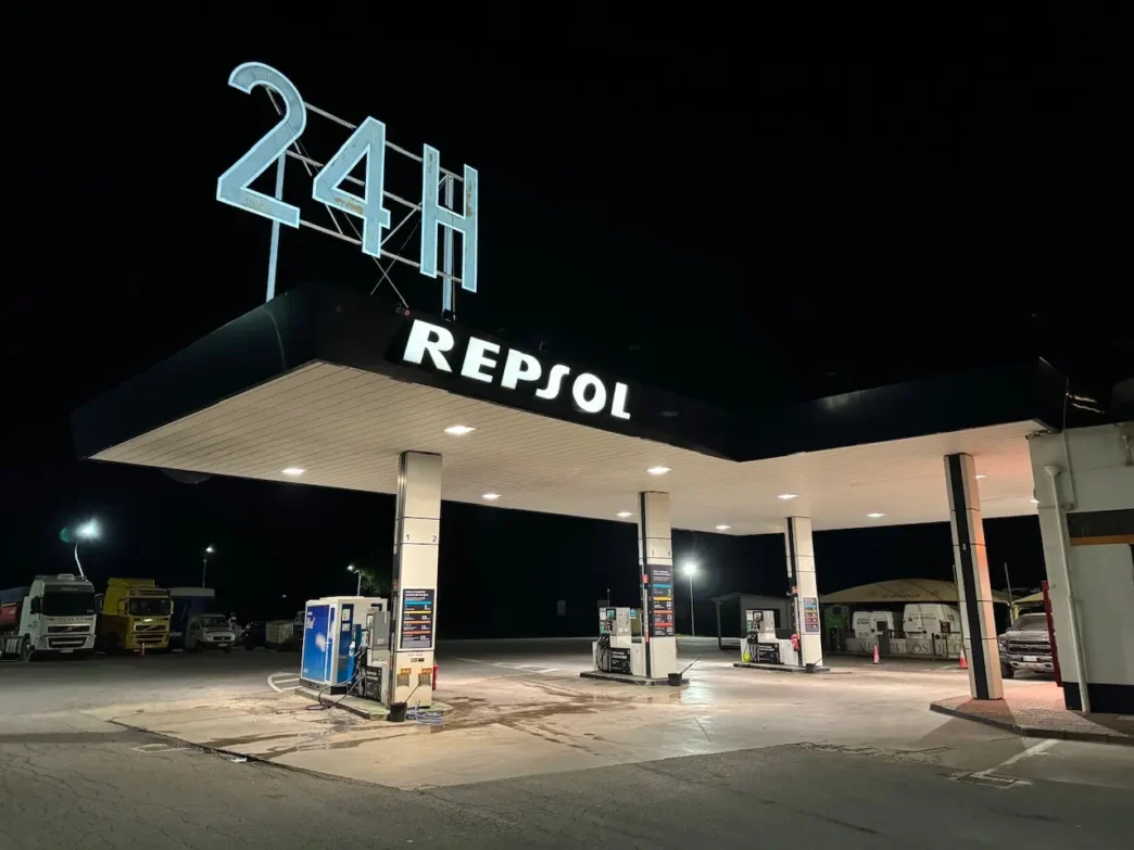 A 24h Repsol Gas Station in Spain