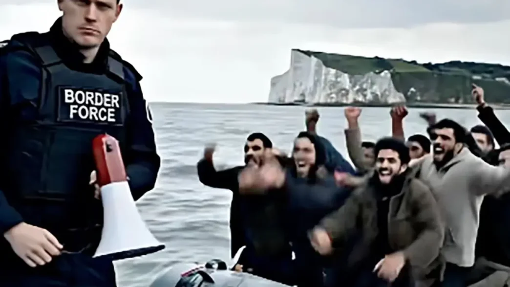 TikTok migrant AI generated image