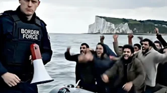 TikTok migrant AI generated image