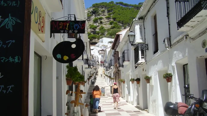 Town Mijas in Andalucia, Spain