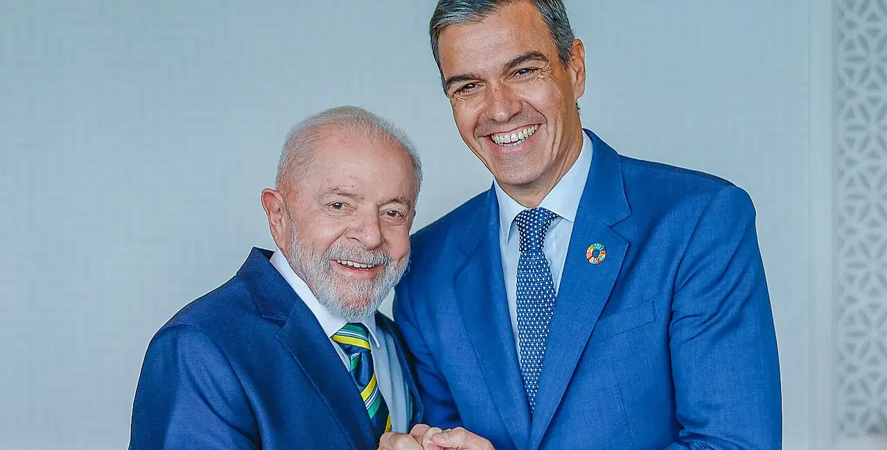 President of the Republic, Luiz Inácio Lula da Silva, during a bilateral meeting with the President of the Government of the Kingdom of Spain, Pedro Sánchez, at the United Nations Headquarters (UN). New York - United States.