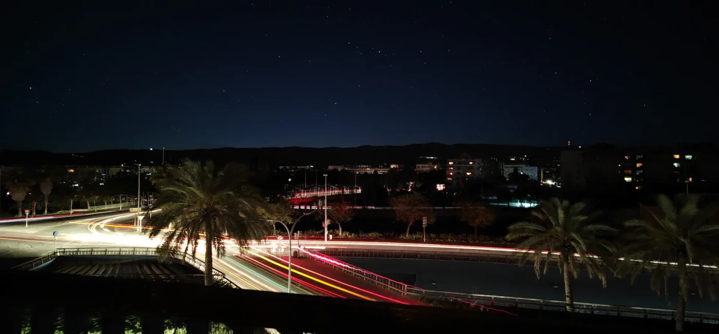 Starry sky over Cordoba during the Iberian Peninsula blackout 2025