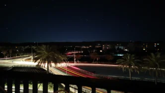 Starry sky over Cordoba during the Iberian Peninsula blackout 2025