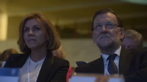 EPP Congress Madrid - 21 October 2015 Cospedal Mariano Rajoy in the shadow