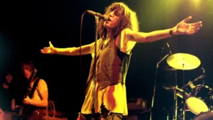 Patti Smith performing im Mannheim, Rosengarten, Germany in 1978