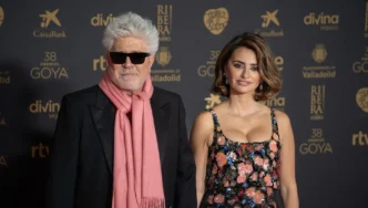 Pedro Almodovar and Penelope Cruz