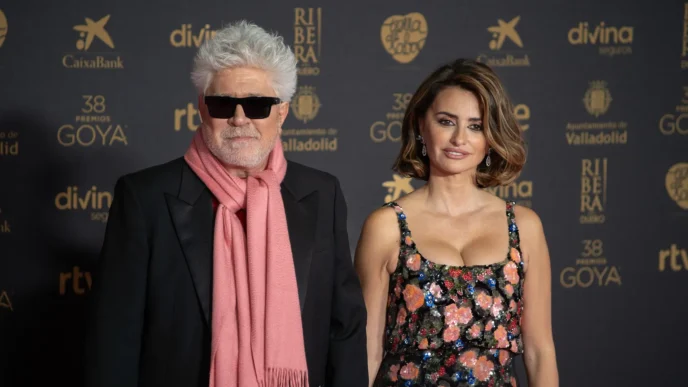 Pedro Almodovar and Penelope Cruz