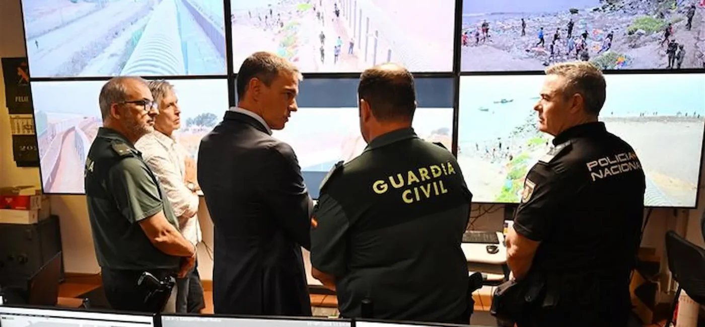 Pedro Sanchez in Ceuta in 2026